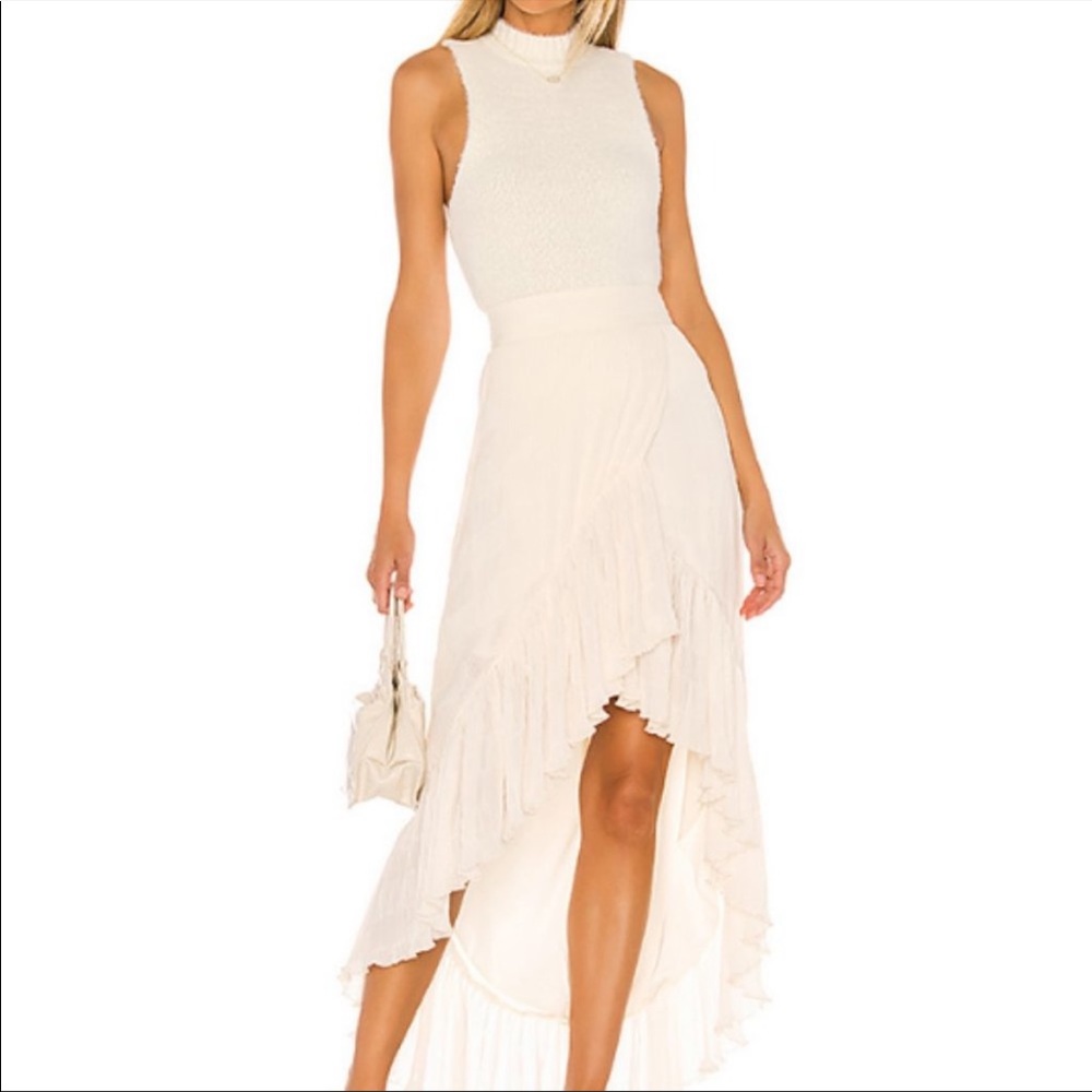 Revolve House of Harlow high low skirt